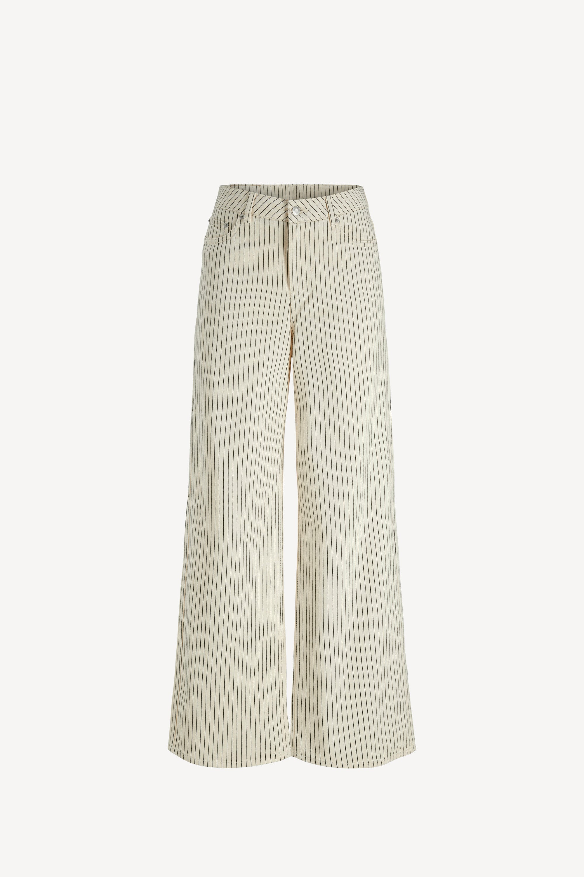 Maddy Pants Blanc de Blanc Pinstripe