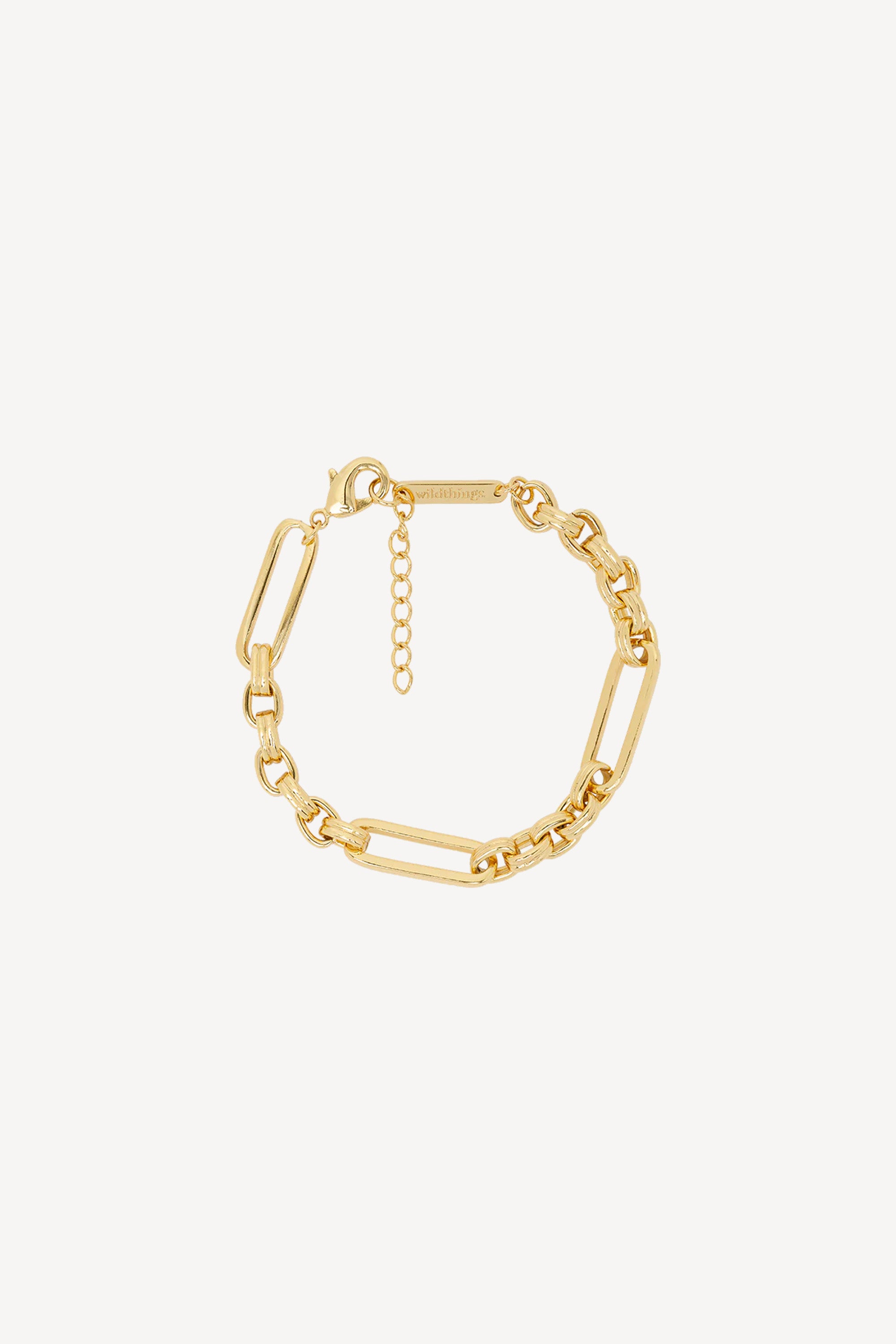 Bold Link Chain Bracelet Gold