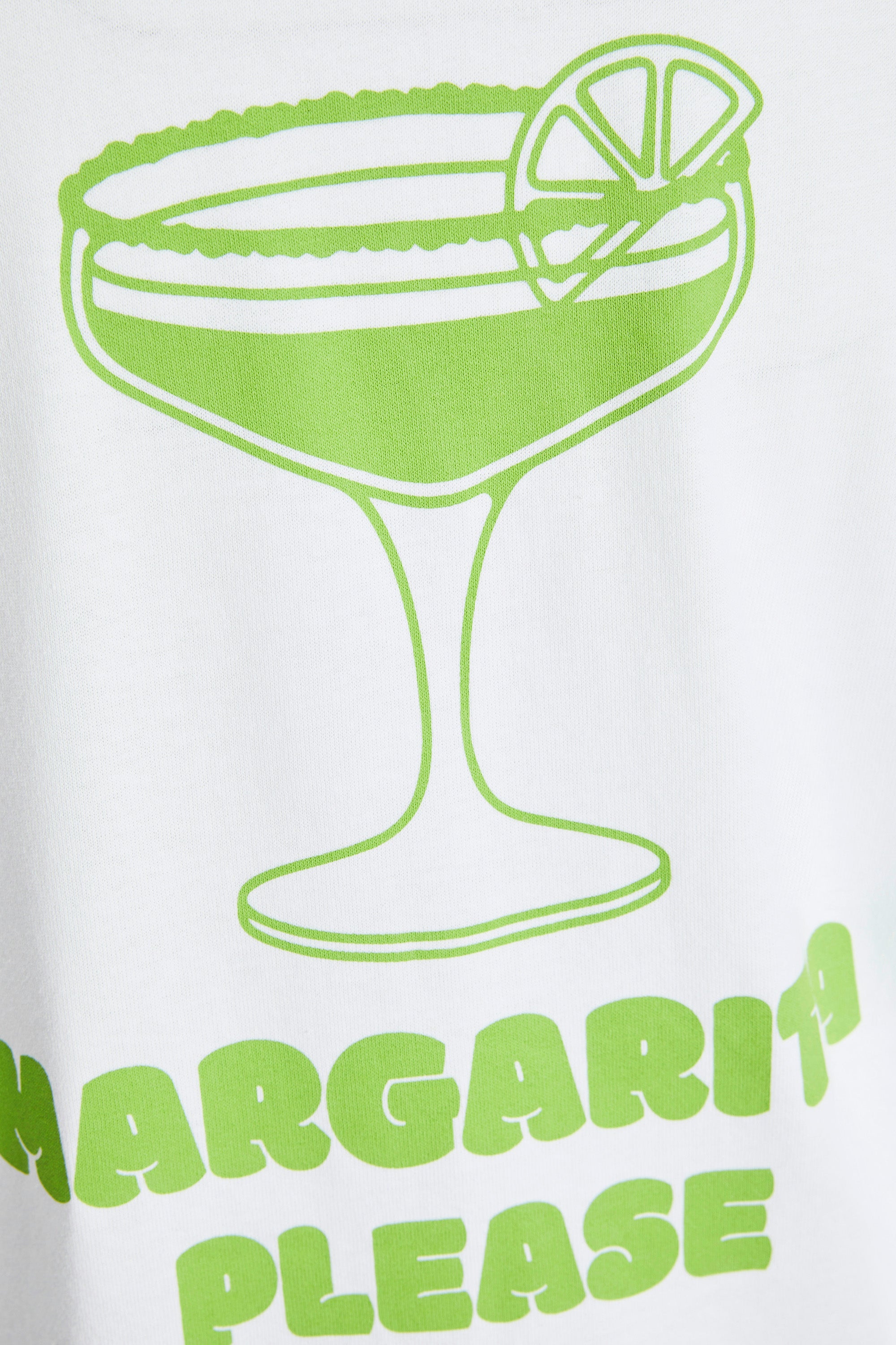 Ebba Loose Tee Bright White Margarita