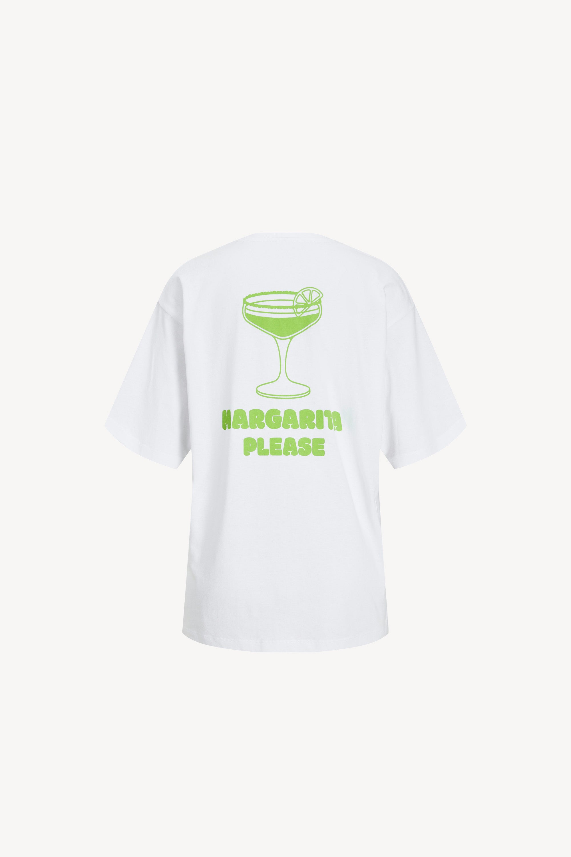 Ebba Loose Tee Bright White Margarita