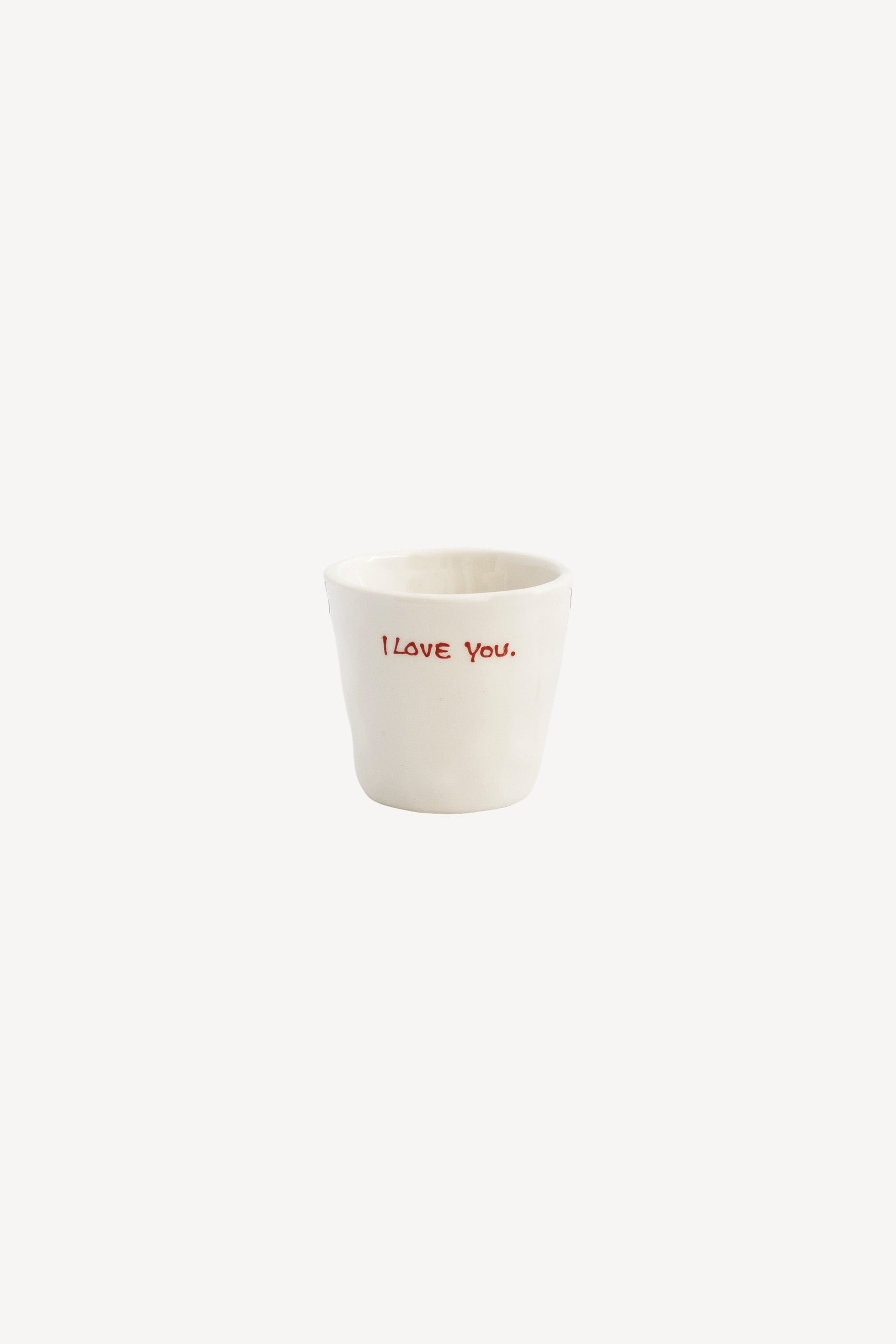 I Love You Espresso Cup