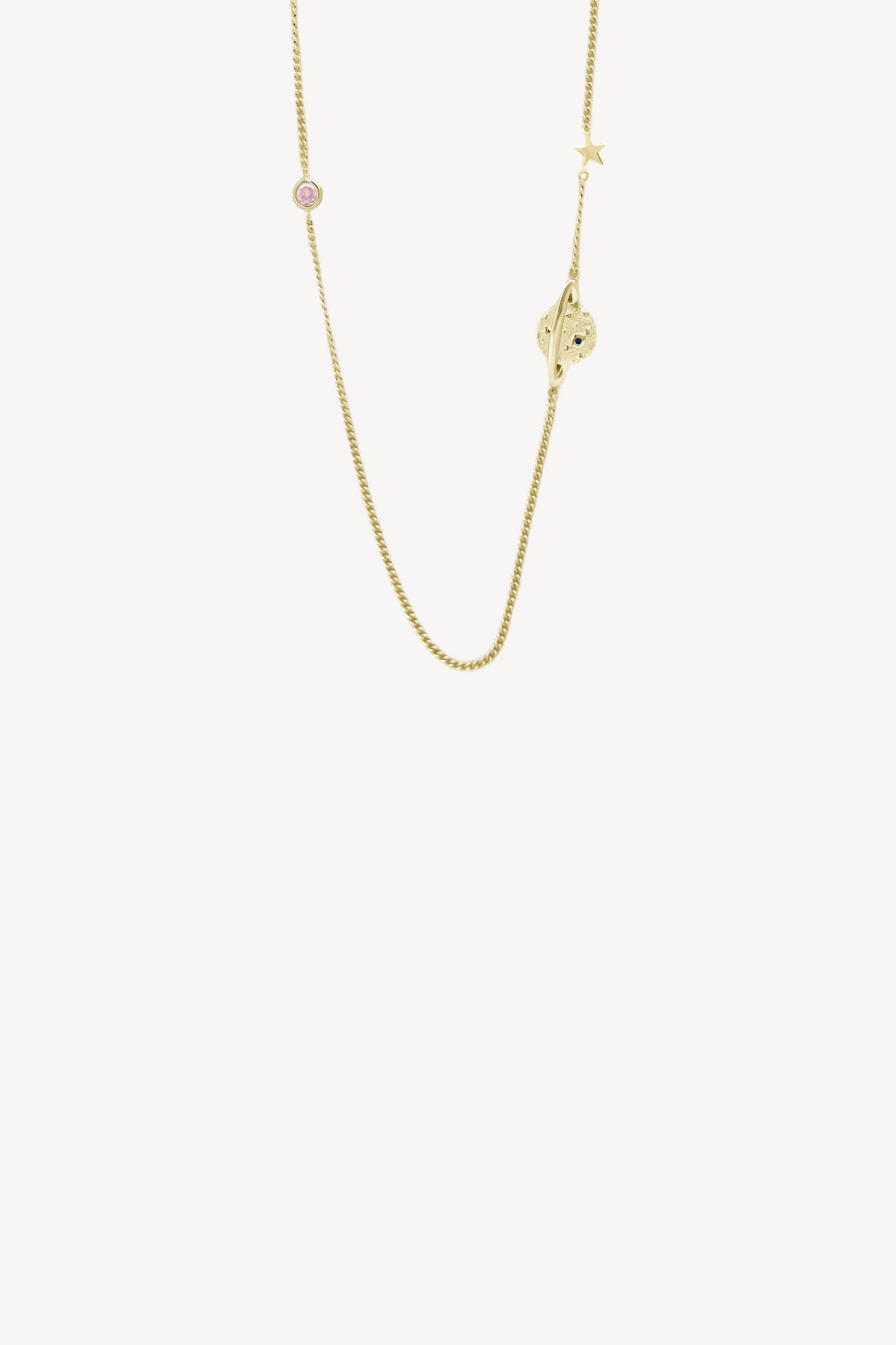 Outer Worlds Necklace Gold