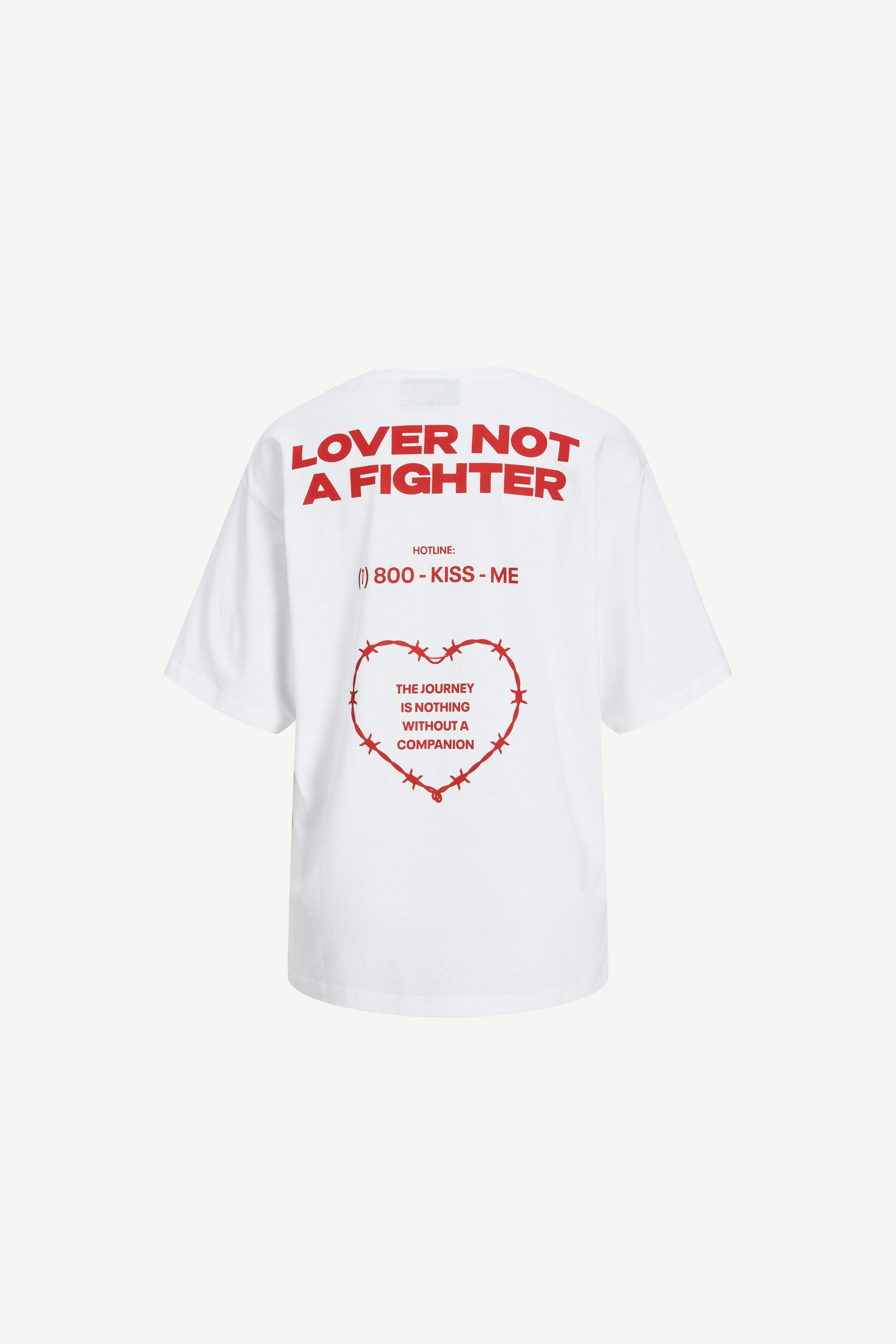 Valentine Loose Tee Bright White