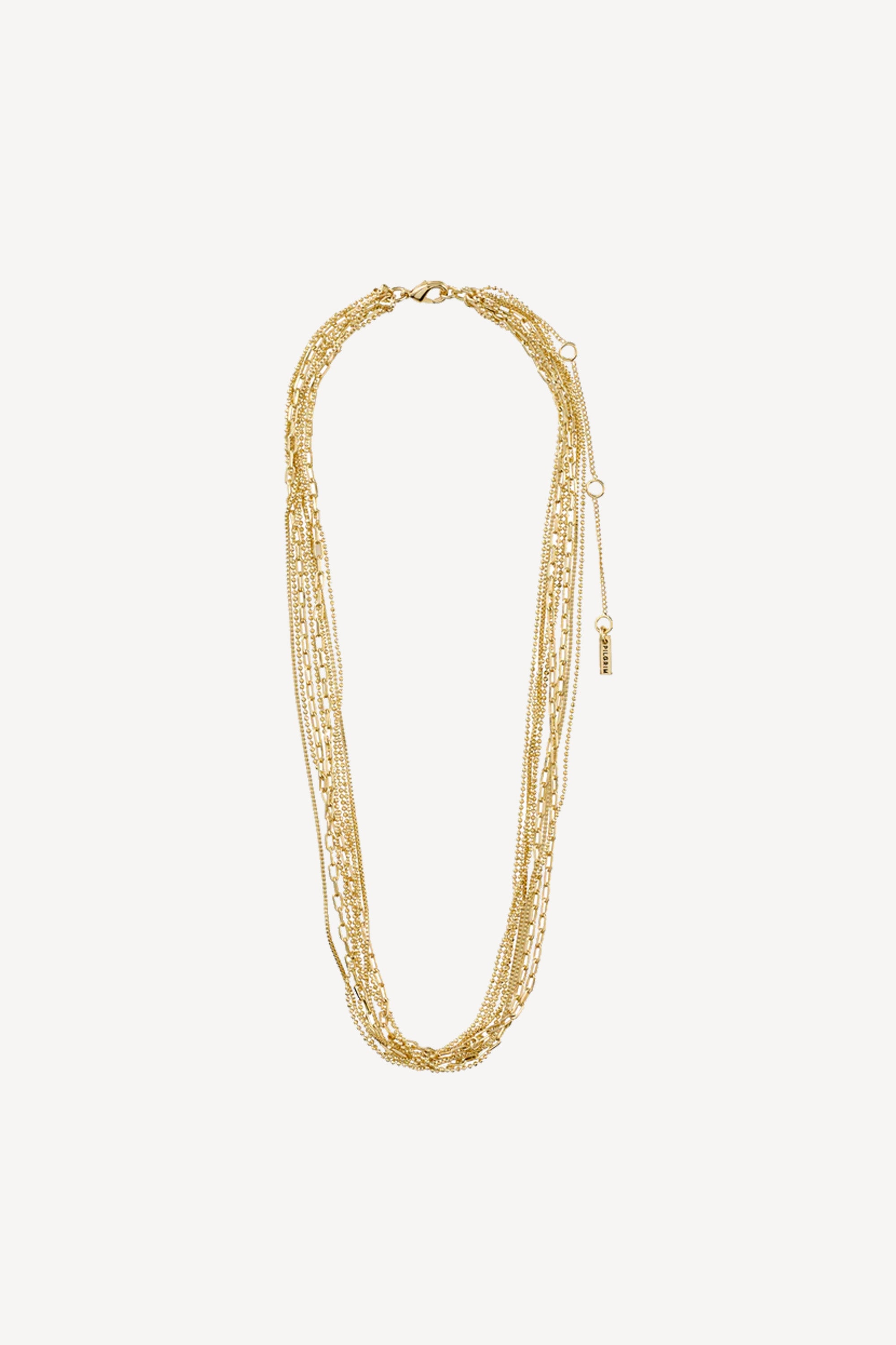 Lily Chain Necklace Gold